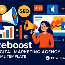 قالب HTML مشاوره Invena انتخابی هوشمند برای شرکت‌های حرفه‌ای