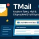 TMail اسکریپت مدرن ساخت ایمیل موقت و یکبار مصرف TMail اسکریپت مدرن ساخت ایمیل موقت و یکبار مصرف
