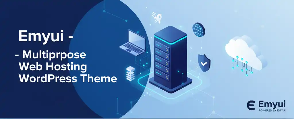 Emyui قالب وردپرس حرفه‌ای برای شرکت‌های هاستینگ و خدمات فناوری اطلاعات