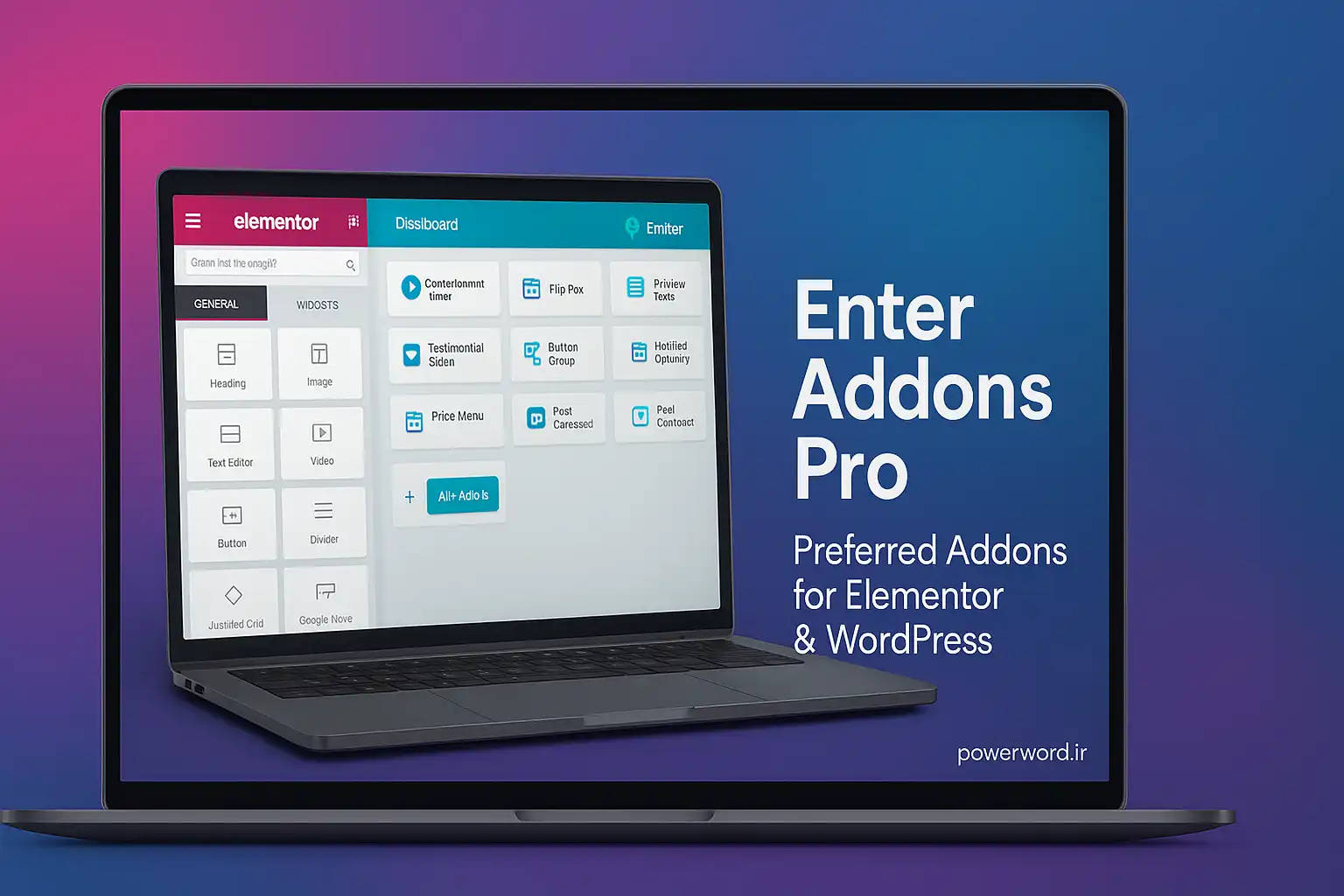 Enter Addons Pro افزونه حرفه‌ای برای افزودن ویجت‌ها و ابزارهای پیشرفته به Elementor و وردپرس