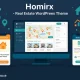 Homirx قالب وردپرس املاک برای ساخت وب‌سایت‌های فروش و اجاره مدرن
