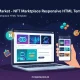 NftMarket قالب HTML واکنش‌گرا برای ساخت بازار حرفه‌ای NFT با طراحی مدرن