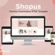 Shopus قالب HTML فروشگاهی مد و پوشاک با طراحی مدرن و واکنش‌گرا