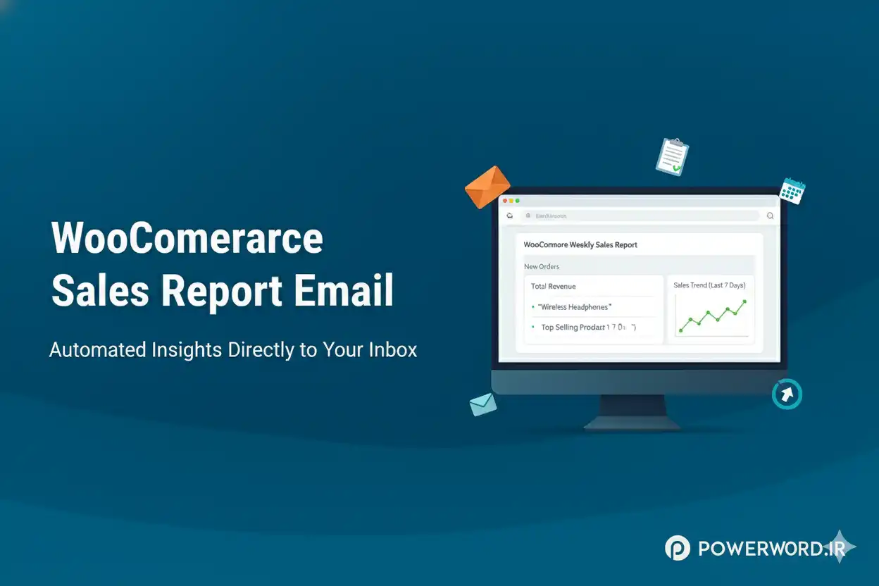 افزونه WooCommerce Sales Report Email گزارش خودکار فروش در ایمیل مدیر افزونه WooCommerce Sales Report Email گزارش خودکار فروش در ایمیل مدیر
