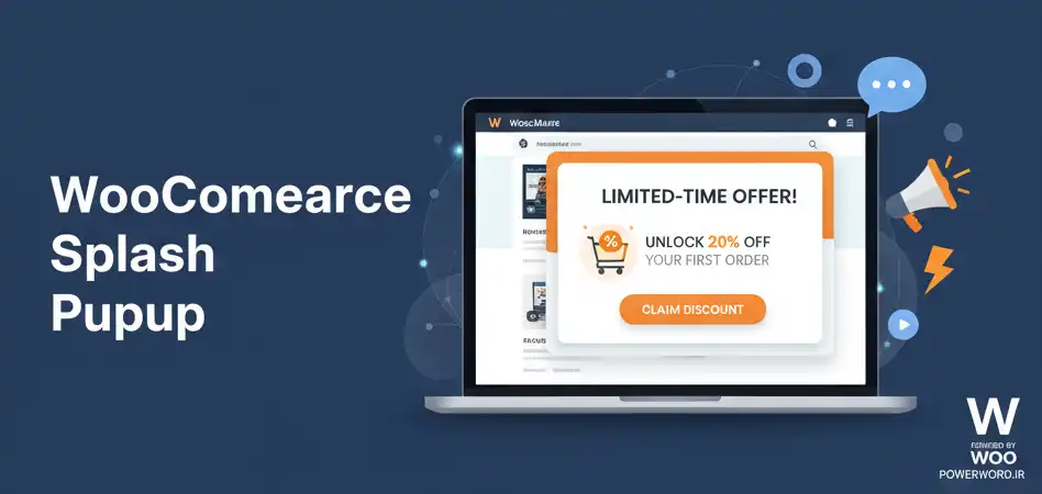 افزونه WooCommerce Splash Popup ساخت پاپ‌آپ حرفه‌ای برای جذب مشتری