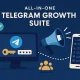 اسکریپت All-in-One Telegram Growth Suite برای رشد هوشمند کانال