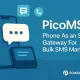 اسکریپت PicoMSG برای ارسال پیامک انبوه از طریق گوشی موبایل
