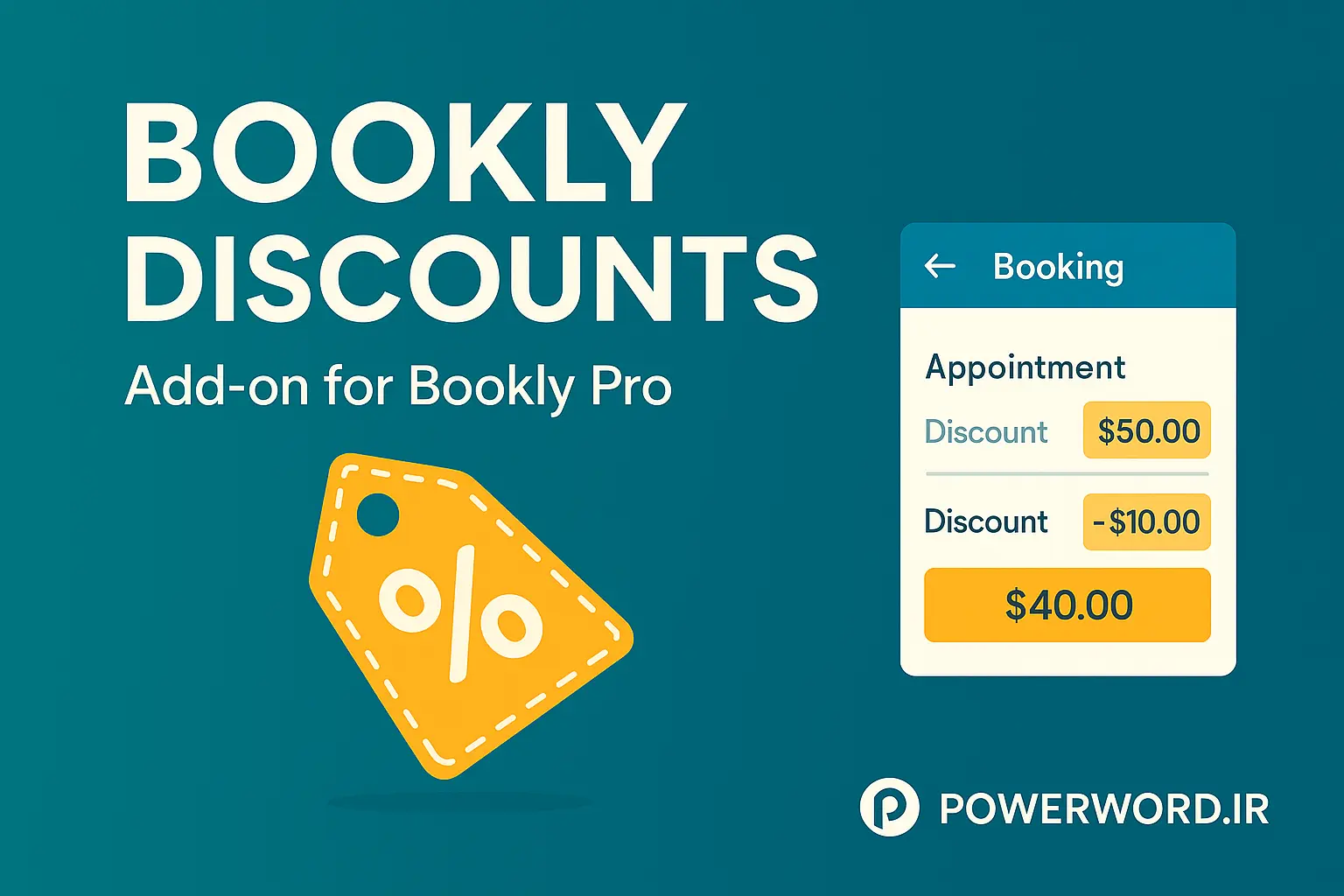 افزونه Bookly Discounts برای ایجاد تخفیف‌های خودکار در سیستم رزرو بوکلی