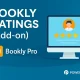 افزونه Bookly Ratings برای دریافت امتیاز و بازخورد مشتریان در بوکلی