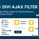افزونه Divi Ajax Filter بهترین فیلتر ایجکس برای دیوی و ووکامرس
