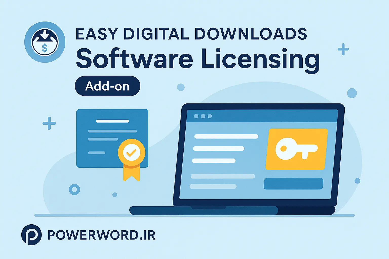 افزونه Easy Digital Downloads Software Licensing برای مدیریت خودکار لایسنس محصولات نرم‌افزاری