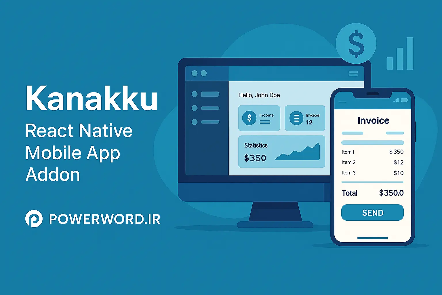 افزونه Kanakku بهترین افزودنی React Native برای اپ حسابداری