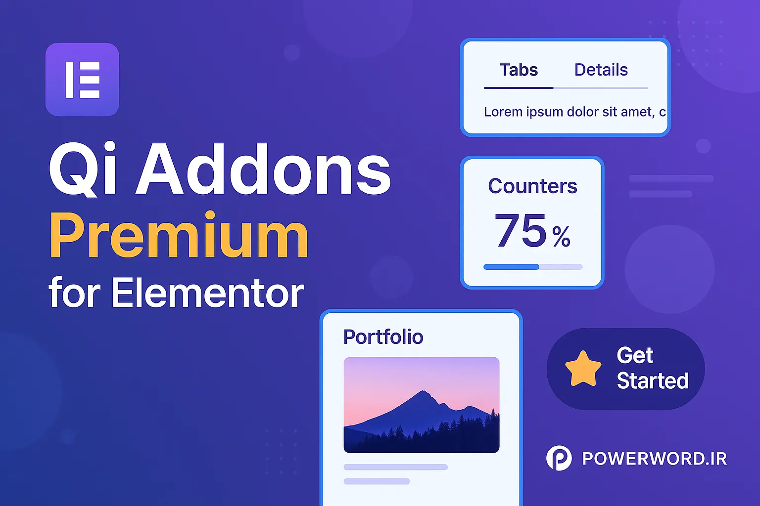 افزونه Qi Addons Premium برای المنتور؛ مجموعه ابزارهای حرفه‌ای طراحی صفحات وردپرس