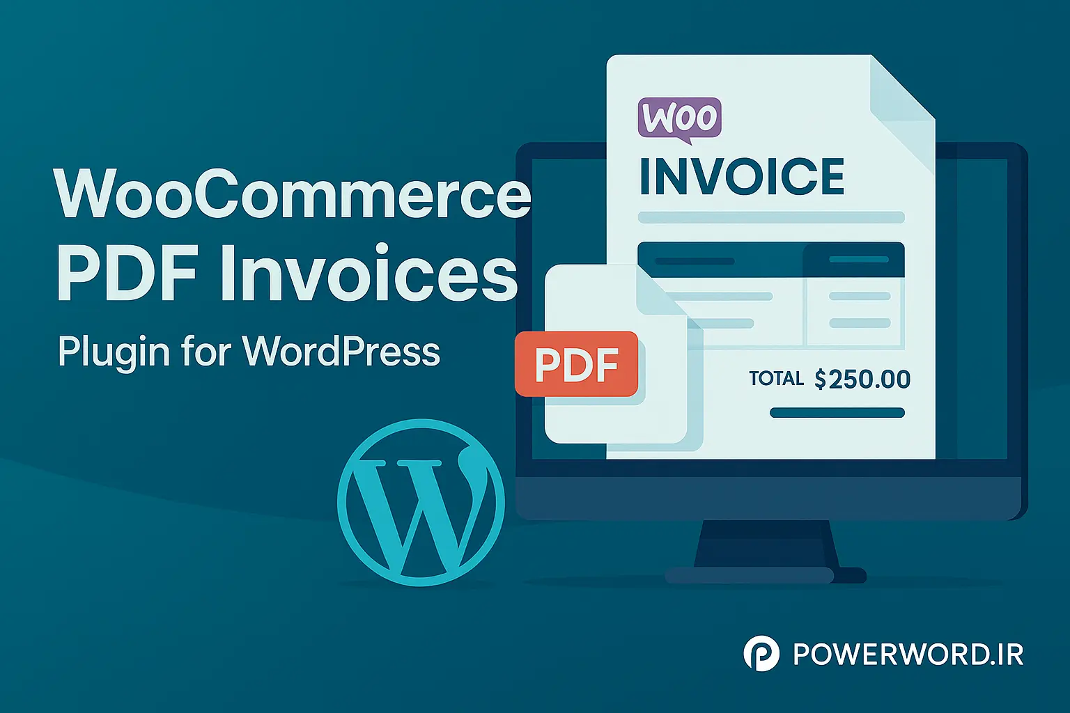 افزونه WooCommerce PDF Invoices برای صدور خودکار فاکتور PDF در فروشگاه وردپرس