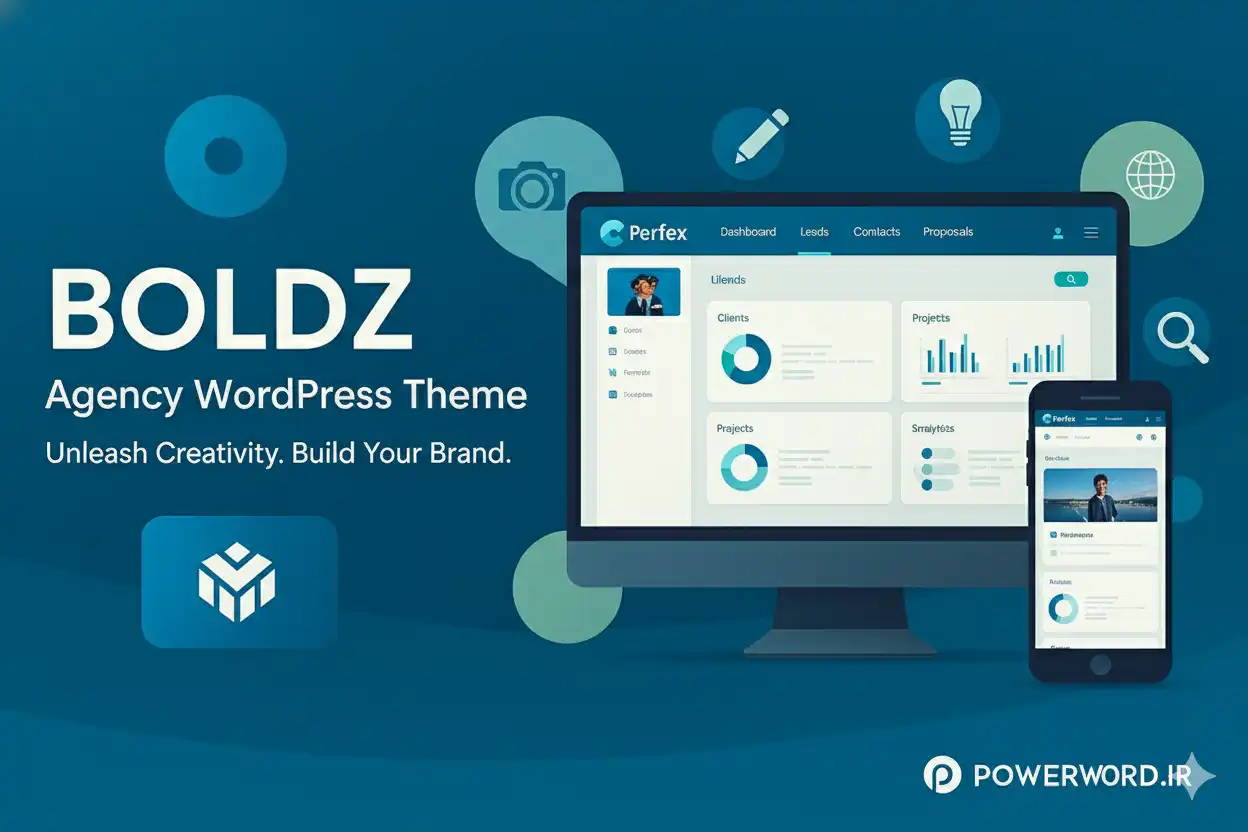 قالب BOLDZ بهترین قالب وردپرس برای آژانس‌های خلاق و فریلنسرها