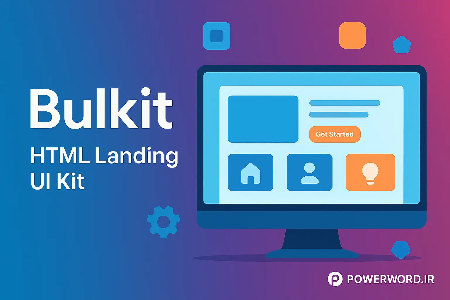 قالب HTML Bulkit برای ساخت لندینگ‌پیج حرفه‌ای و سریع