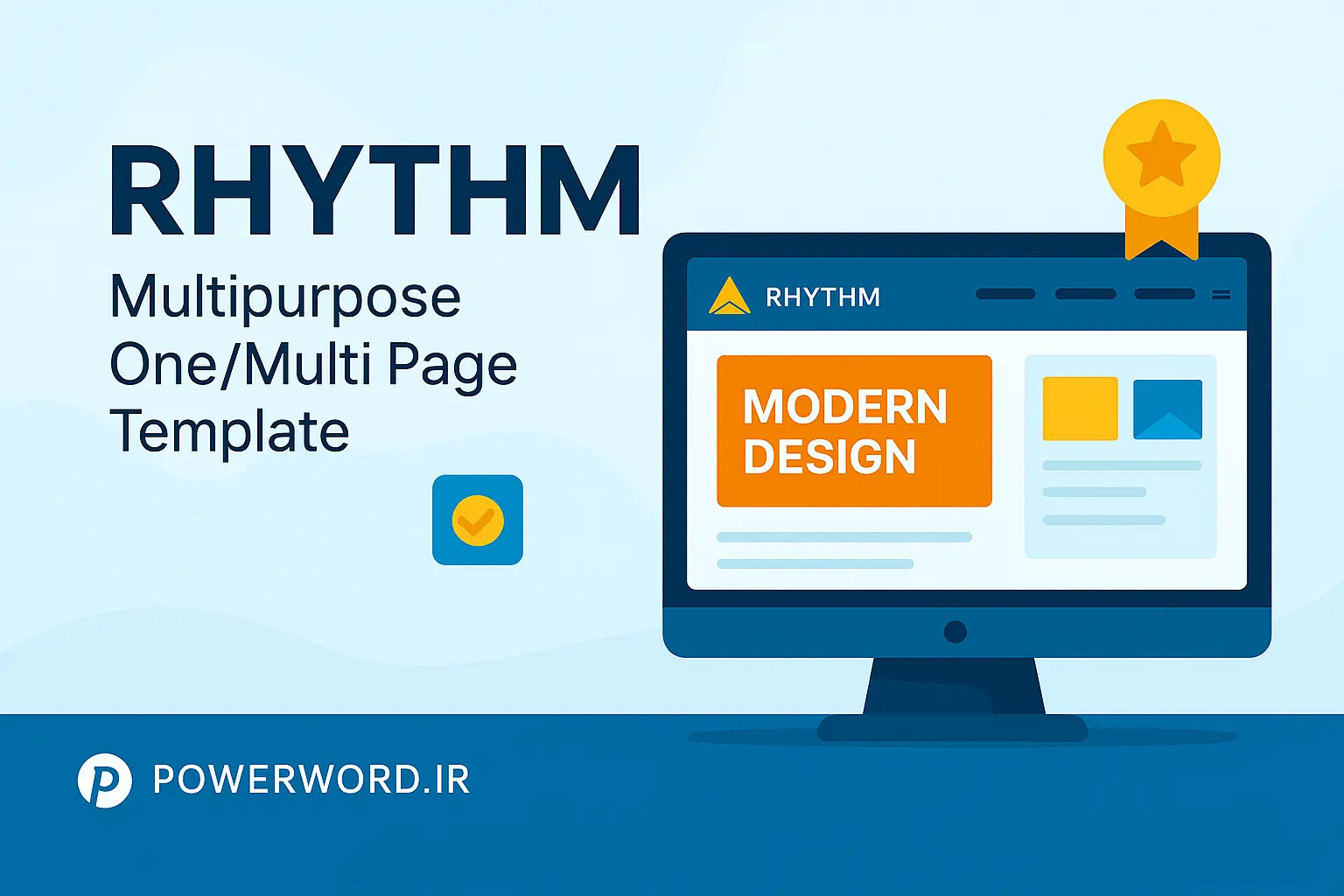 قالب HTML Rhythm بهترین انتخاب برای طراحی سایت منعطف