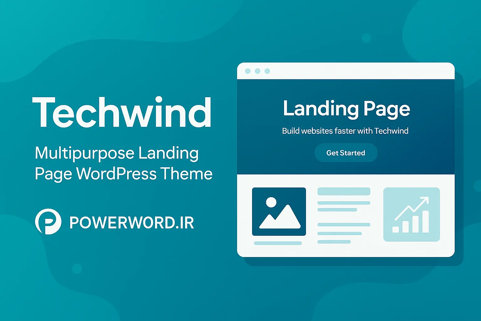 قالب Techwind برای ساخت لندینگ‌پیج‌های مدرن و سریع با وردپرس