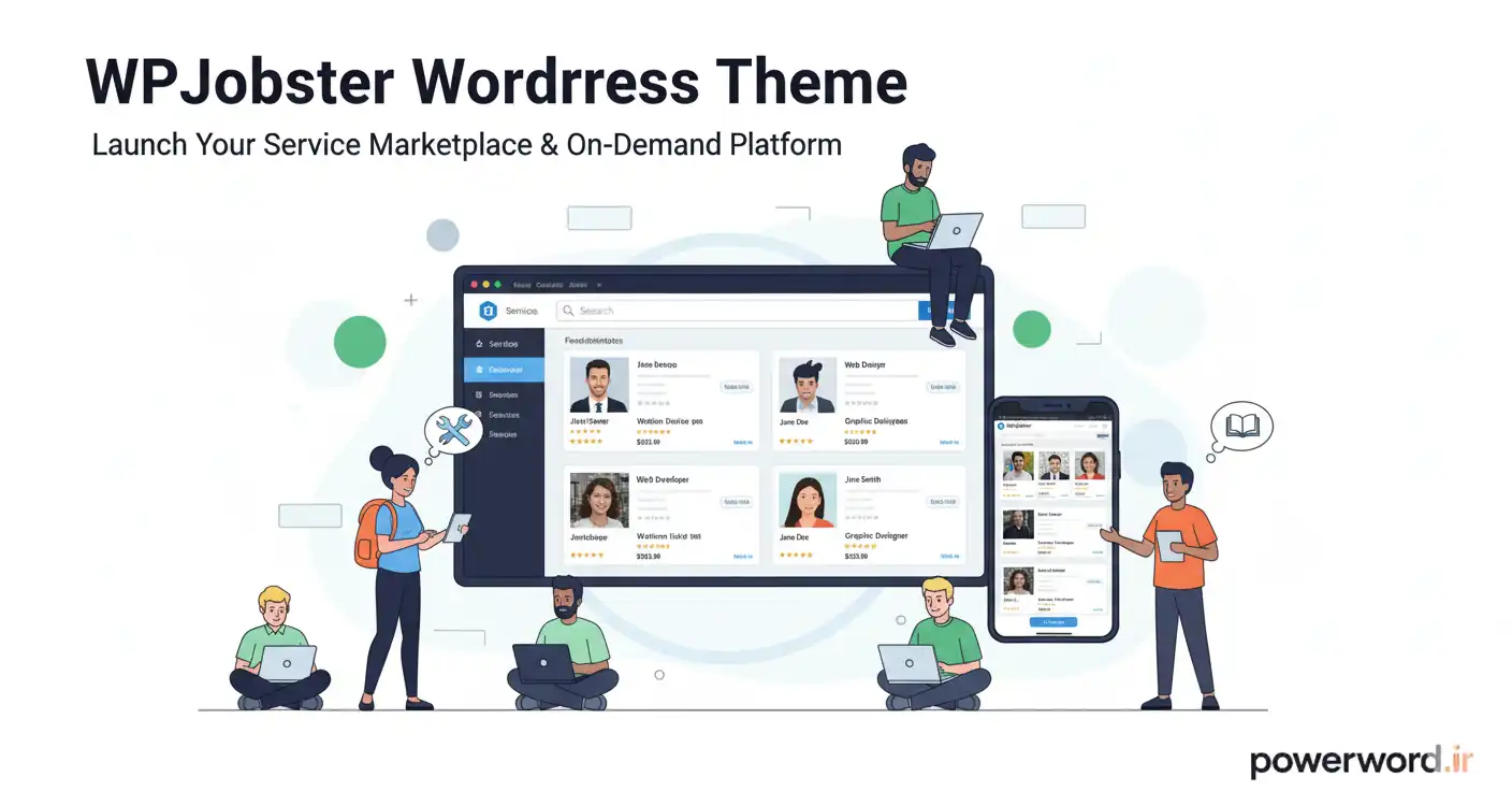قالب WPJobster برای وردپرس بهترین راه برای راه‌اندازی مارکت‌پلیس خدمات آنلاین