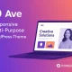 قالب وردپرس Ave برای طراحی سایت چندمنظوره، فروشگاهی و شرکتی