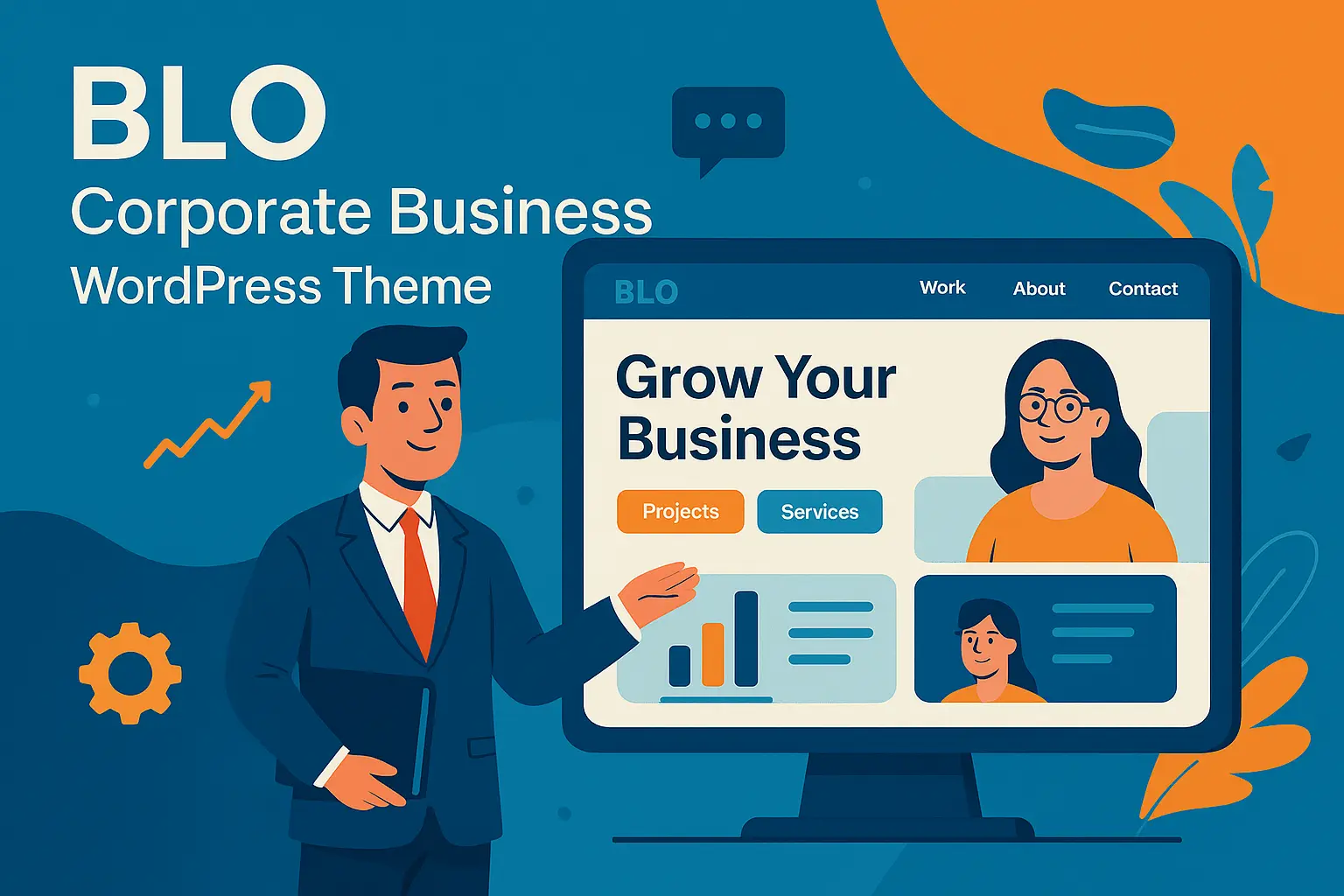 قالب وردپرس BLO برای طراحی سایت شرکتی و تجاری مدرن قالب وردپرس BLO برای طراحی سایت شرکتی و تجاری مدرن