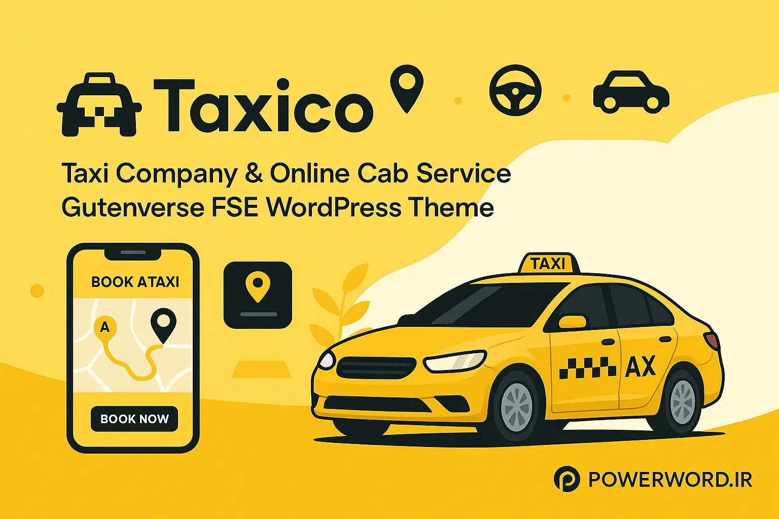 قالب وردپرس Taxico بهترین انتخاب برای سایت تاکسی اینترنتی مدرن قالب وردپرس Taxico بهترین انتخاب برای سایت تاکسی اینترنتی مدرن