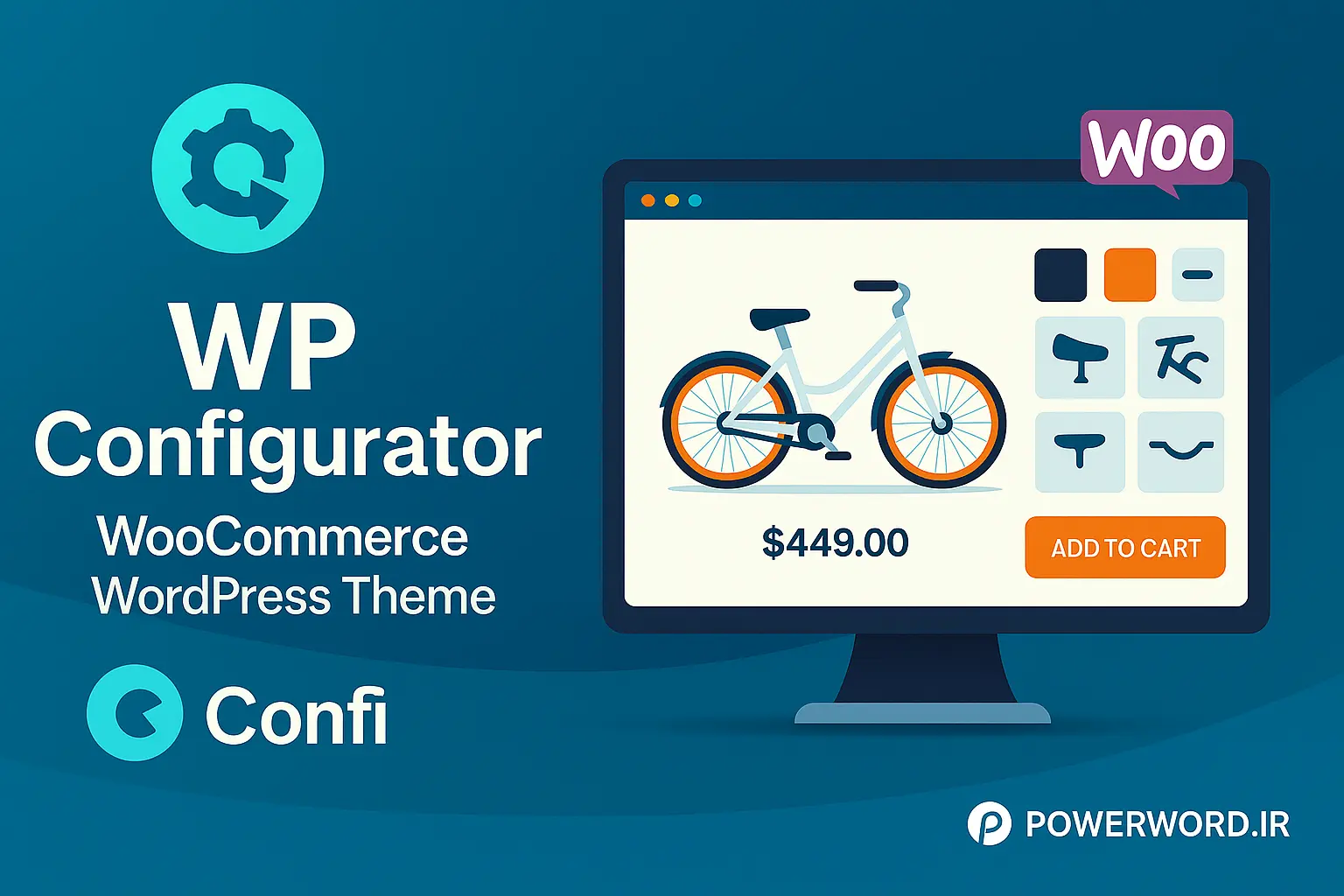 قالب وردپرس WP Configurator برای فروش محصولات سفارشی با ووکامرس