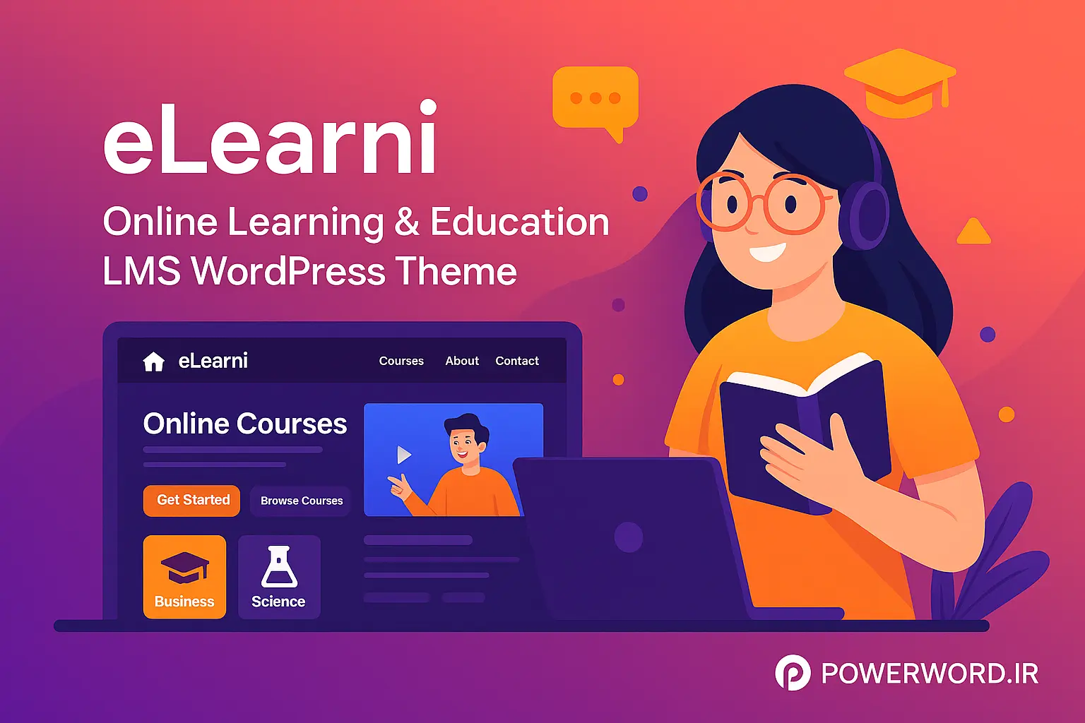 قالب وردپرس آموزشی eLearni برای ساخت پلتفرم آموزش آنلاین و LMS قالب وردپرس آموزشی eLearni برای ساخت پلتفرم آموزش آنلاین و LMS