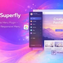 افزونه وردپرس Superfly برای ساخت منوی واکنش‌گرای حرفه‌ای