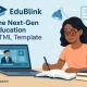 قالب HTML EduBlink برای سایت آموزش آنلاین حرفه‌ای