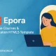 قالب HTML Epora برای راه‌اندازی سایت آموزش آنلاین