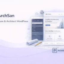 قالب وردپرس ArchSan برای دفاتر معماری و معماران حرفه‌ای