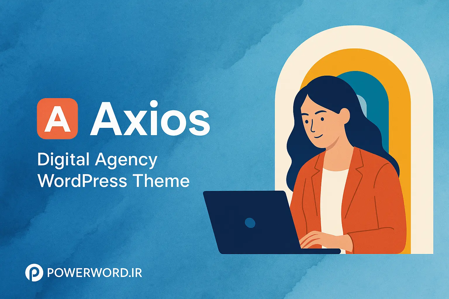 قالب وردپرس Axios برای ساخت سایت حرفه‌ای آژانس