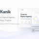 قالب وردپرس Kanik برای آژانس دیجیتال مینیمال و خلاق