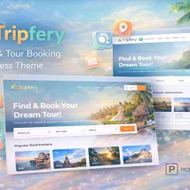 قالب وردپرس Tripfery برای رزرو تور و خدمات گردشگری