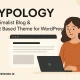 قالب وردپرس Typology برای وبلاگ‌نویسی مینیمال و حرفه‌ای