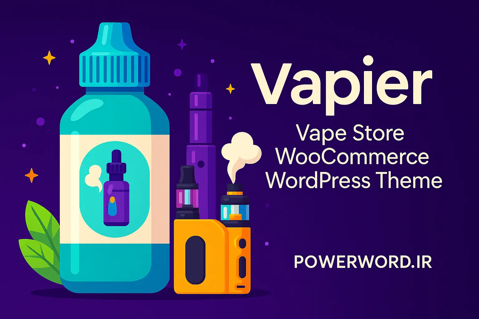 قالب وردپرس Vapier برای راه‌اندازی فروشگاه ویپ