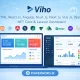 داشبورد Viho طراحی پنل مدیریتی چندفریم‌ورکی حرفه‌ای