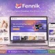 قالب وردپرس Fennik برای سایت خلاق، آژانس و پورتفولیو