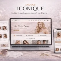 قالب وردپرس Iconique برای آژانس مدلینگ و فشن