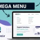 افزونه وردپرس Beaver Builder Mega Menu طراحی منوهای پیشرفته و چندستونه