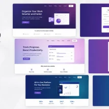 قالب HTML Aeshio برای پلتفرم‌های ارز دیجیتال و فناوری بلاک چین