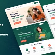 قالب RTL وبلاگ غذا TinySalt برای وردپرس